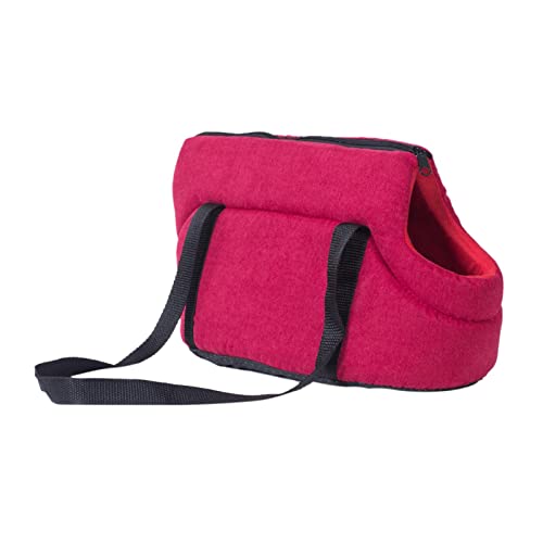 Bolsa de transporte de viaje Perfeclan para asiento de perro rojo 2