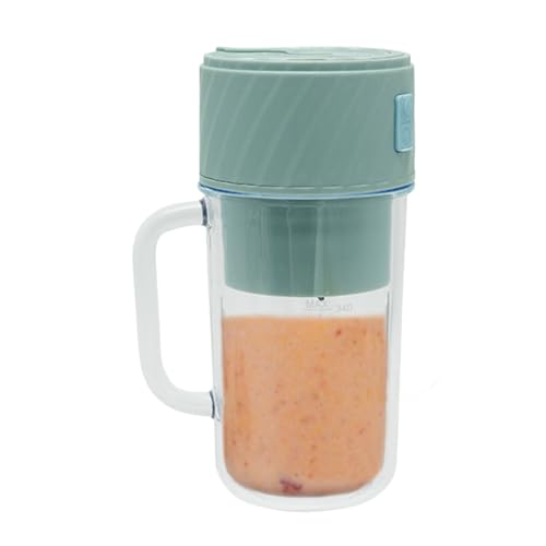Licuadora Eléctrica, Licuadora Recargable Exprimidor Personal, Dispositivo de Cocina Para Procesamiento de Alimentos Con Yogurt Plátano Mango