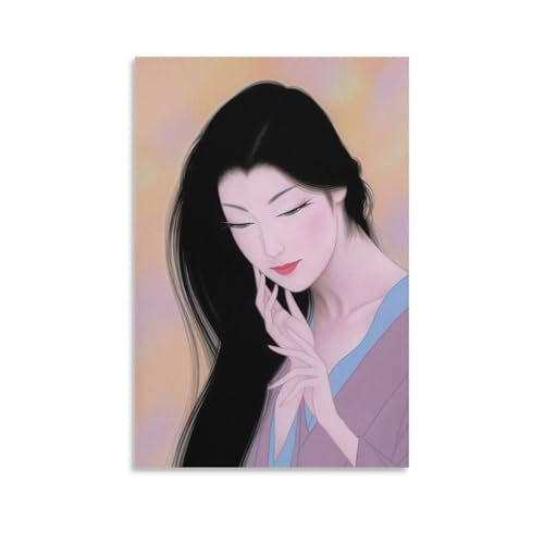  ߓcY̔l m  w |X^[ (37) EH[A[g  G xbh[ rO ǂ̊G16x24inch(40x60cm)