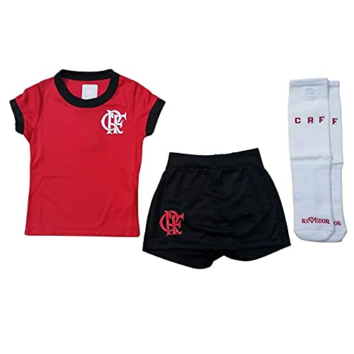 Uniforme Infantil Flamengo Artilheira Feminino Oficial