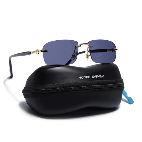 Image of Voyage UV Protected Rimless Sunglasses for Men & Women