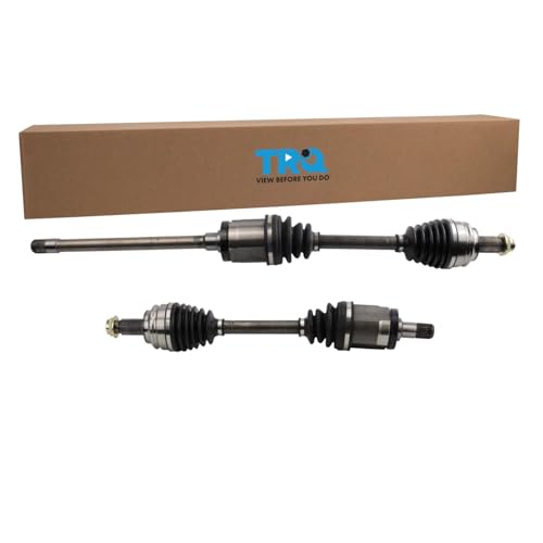 Image of TRQ Front CV Axle Shaft Assembly Set Compatible with 2004-2010 BMW X3
