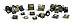 Assorted Crates HO Scale Woodland Scenics