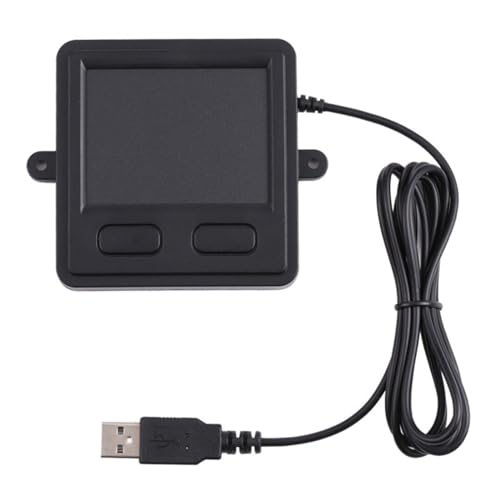 Panel táctil USB TP03: trackpad portátil negro de tamaño pequeño para portátil y escritorio