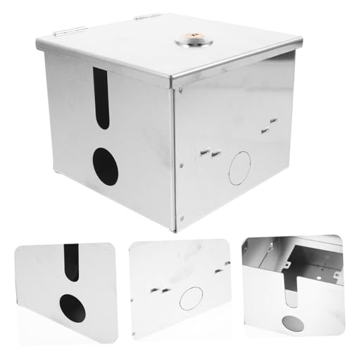 Boîte prise extérieure acier inoxydable BESTYASH pour jardin - 3