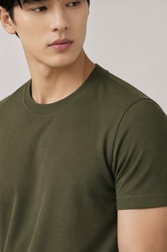 Image of London Hills T Shirt For Man | Men Round Neck Tshirts | Tshirt Shirts Men | Gym T Shirts For mens Workout | T-shirts For Man Cotton Stylish Round Neck T Shirt Half Sleeve Regular Fit Solid Multicolour