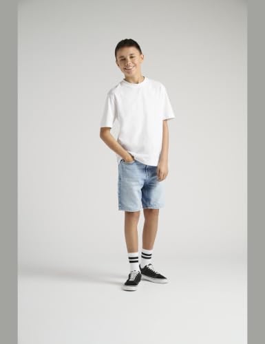 Pantalones cortos vaqueros de niño Only & Sons Junior de moda infantil casual y elástica 2