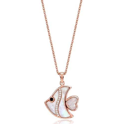 Image of TRUESILVER ACPL 925 Sterling Silver Pendant Necklace for Women | Elegant Charm Necklace | Contemporary Statement Jewelry | Birthday Anniversary Gift
