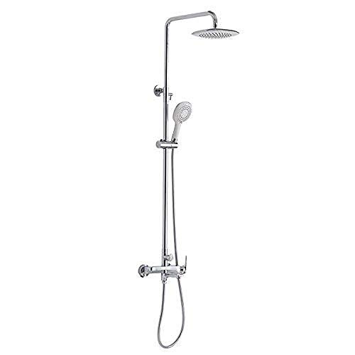 Ensemble de douche avec trois douches design simple moderne robinet LWX