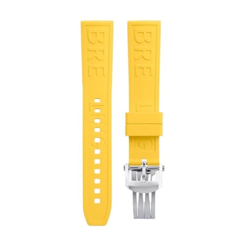 Bracelet pour Breitling Avenger anti-poussière en caoutchouc fluoré FKM