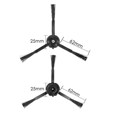 Image of (8 Pack) Side Brushes for Roborock Q Revo, Qrevo Pro, Qrevo S, Qrevo Slim, Qrevo Master, Q5 Pro, Q5 Pro+, Q5 Max+, Q7 Max, Q7 Max+, Q8 Max+, S8 Pro Ultra, S8 MaxV Ultra, S7 MaxV Ultra, S7 & E Series