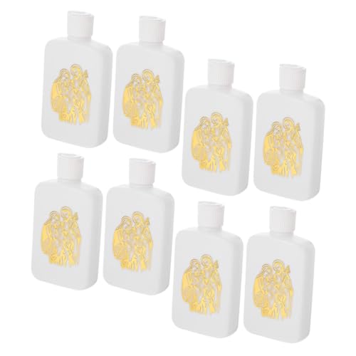 Recipiente de agua rellenable transparente pack de 8 para bautismo 2