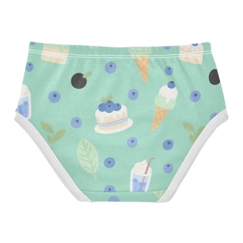 Girls' Underwear Blueberry Ice Cream Toddle Brief Panties 2-8 Years 203007392