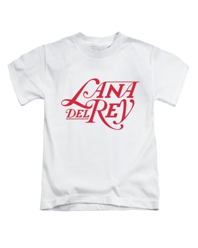 New Spirit Original Camiseta unisex divertida con texto en inglés "Lana del ray", color rojo, blanco, 46
