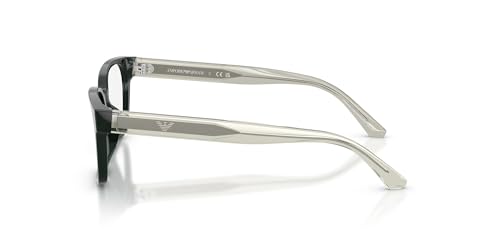 Image of Emporio Armani mens Ek3013u Universal Fit Rectangular Prescription Eyewear Frames