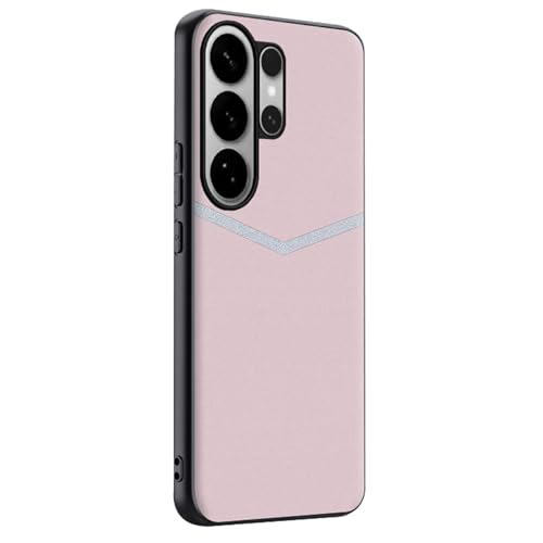 Coque Samsung S26 Ultra en cuir rose fin pour éliminer le risque de rayures