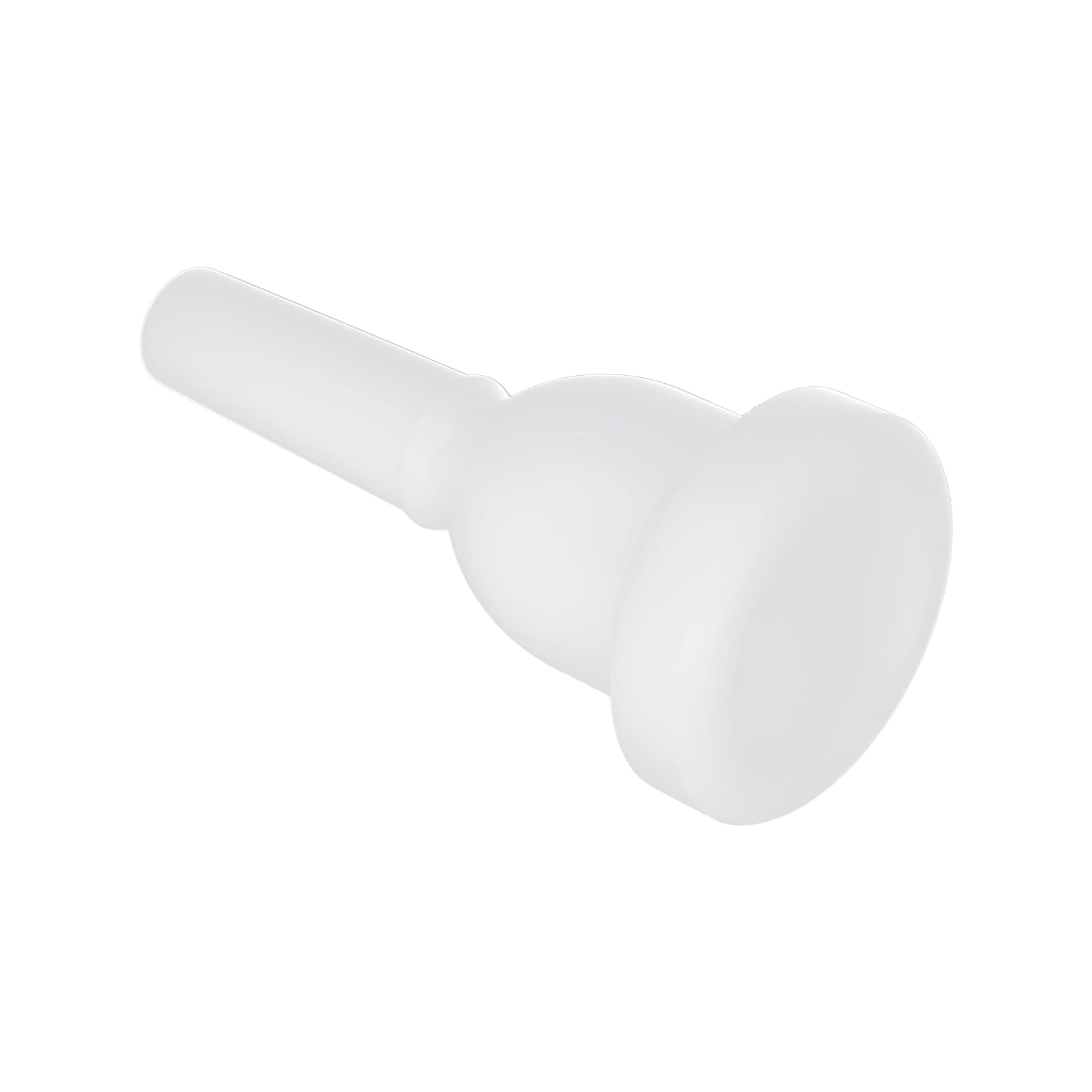 MBAT Trombone Mouthpiece for Tenor Horn, High Gloss White ABS, Pure Sound, Standard Fit, Easy to Carry, Material, Machine Polished, Simple and Exquisite