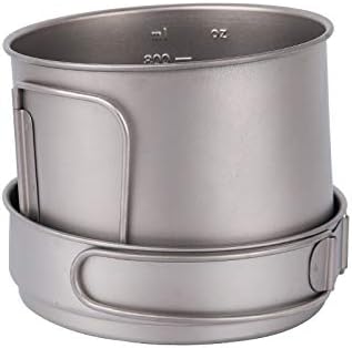 kkekos Multi-Functional Titanium Lightweight Pot and Fry Pan Combo for Outdoor Cooking and Camping