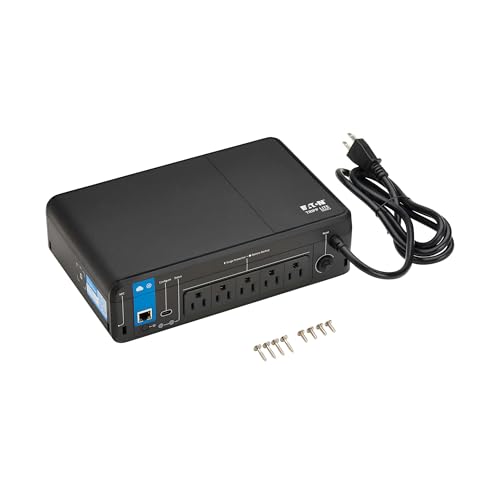 Image of Tripp Lite Cloud-Connected 850VA UPS Battery Backup and Surge Protector, Remote Management & Monitoring, 450W, 5 Outlets, Computer UPS, Wall Mount Option, 5ft Cord, 3-Year Warranty (BC850RNC)
