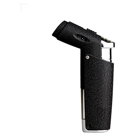 Ambrogio.L Cigar Lighter Jet Torch Soft Flame or Jet Flame Changeable Butane Gas Refillable Windproof Cigarette Pipe Lighter Cover