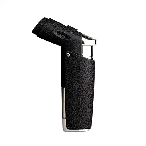 Ambrogio.L Cigar Lighter Jet Torch Soft Flame or Jet Flame Changeable Butane Gas Refillable Windproof Cigarette Pipe Lighter