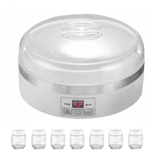 Yogurtera EléCtrica,MáQuina para Hacer Yogur Digital,FáCil De Limpiar,Duradero Y De Larga Vida úTil,Adecuado para Personas con Necesidades DietéTicas Especiales