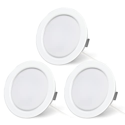 URing LED Spot 12V Encastrable, Spot LED Encastrable 12V Dimmable 3,5W 3000K blanc chaud 300LM Extra Plat, encastré lampe plafonnier Lumières pour meuble...