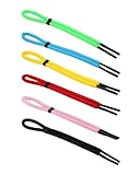 FUGLUS Occhiali Galleggianti Nastro Occhiali In Confezione Da 6 - Nastri Per Occhiali Sportivi Adatti - Colori Vivo - Banda Elastica Lunga 66 Cm (Mix, 6-Pack)