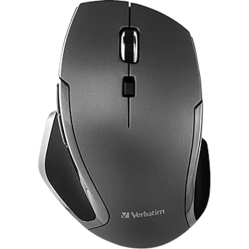 Verbatim 2.4G Wireless 6-Button LED Ergonomic Deluxe Mouse - Computer Mouse with Nano Receiver for Mac and PC – Black by Verbatim - Image 2