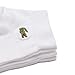 Lacoste Unisex 3-Pack Low Cotton Stretch Sock, One Size, White