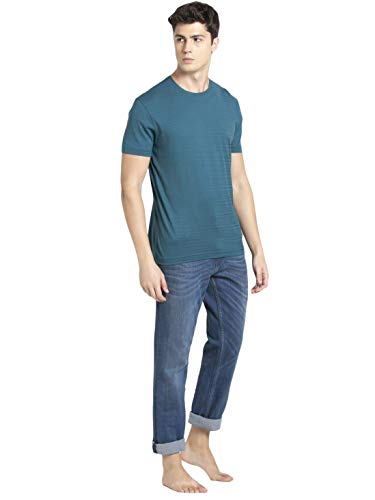 Image of Jockey IM21 Men's Super Combed Supima Cotton Solid Round Neck Half Sleeve T-Shirt