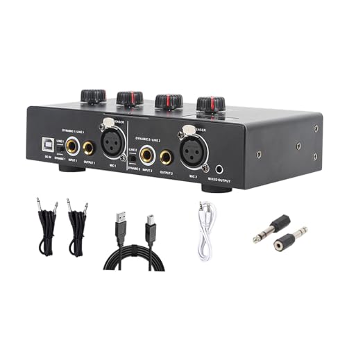 FVDPWYE 2 Channel Amplifier Headphone Amplifier for Live