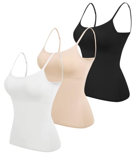 12-18 Years Teen Girls' Tanks Camisoles with Padded Adjustable Straps Training Bra Wireless
