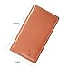 Würkin Stiffs Assorted Power Stays Magnet Collar Stay Travel Set | Tan Leather Wallet Case | Gift for Men | Seen on Shark Tank