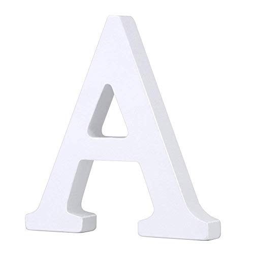 Venkaite DIY Lettres en bois A-Z de fête d'anniversaire de mariage Loisirs Créatifs Alphabet...