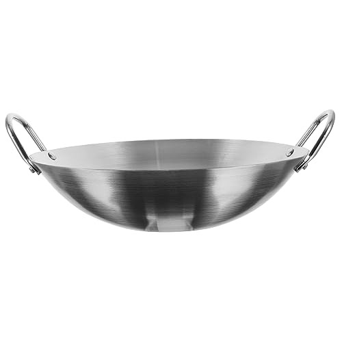 Wok de acero inoxidable BESTYASH 30cm miniatura 1