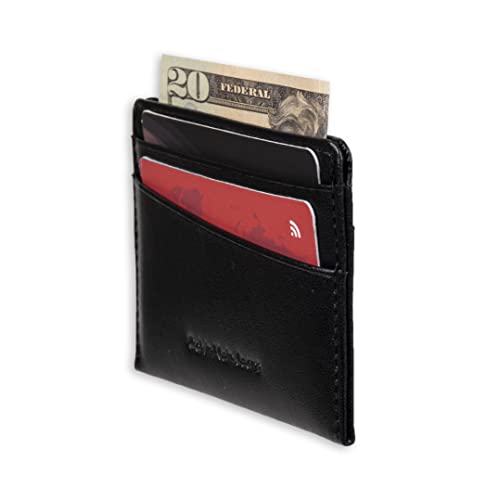 Calvin Klein Men's RFID Leather Slim Minimalist Card Case Wallet Sets3