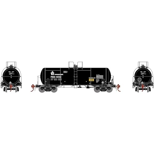 Athearn ATHG25755 HO 13,600-Gallon Acid Tank, Prox/Black #16562