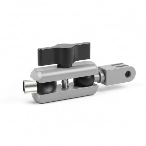 17MM Ball Head Mount 1/4"-20 Threaded Aluminum Screw Adapter Mount Aluminum Ball Adapter for Action Camera Phone Stand GPS Holder Bracket Tripod Bracket by Qulkws - Used condition - Image 2