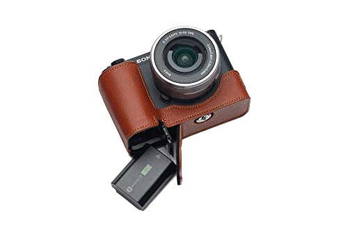 Demi-étui Sony ZV-E1 cuir rufous pour sublimer vos vlogs de voyage