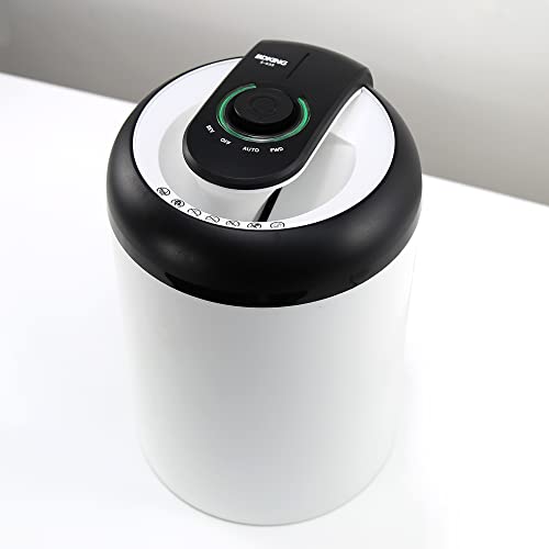 BDKING Shredder for Home or Office, Full Function Cylindricalï¼Œ5 Sheet 5/32 by 25/32 inchs (4 by 20mm) Cross Cut Paper and Credit Card Small Home Office Use Shredder, 3.3 Gallons