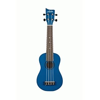 Ashton UKE110BL Ukulélé soprano avec sac Bleu - Les Beatles, Paul McCartney, John Lennon, RIngo Starr, George Harrison