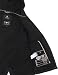 MARIKOO Damen Übergangsjacke Softshellmantel mit Kapuze Zimtzicke Schwarz Gr. XS