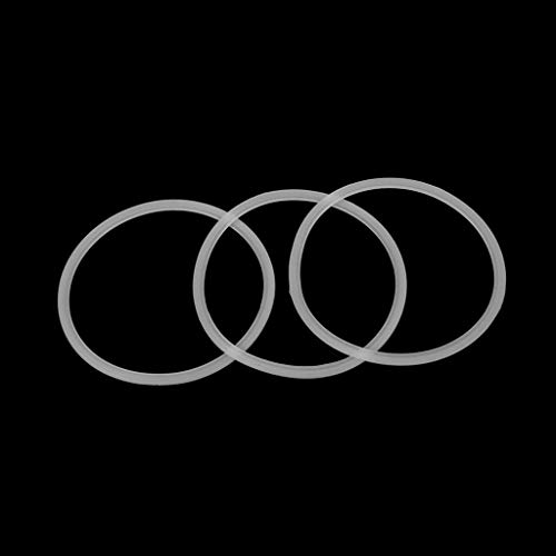 2 Stücke 10 cm Gummi O Shaped Ersatzdichtungen Dichtung Ring Teile Für Mixer Entsafter Weiß 30,8 × 100 cm / 3,94 × 12,13 in