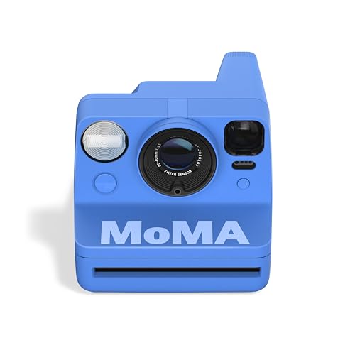 Image of Polaroid Now 3rd Generation I-Type Instant Film Camera - Polaroid x MoMa Limted Edtion - Includes Three Limited edtion MoMa Camera Straps - Camera Only No Film (9182)