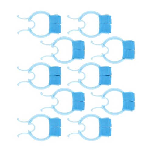 TOYANDONA 16 piezas Pinzas para Corrección y Entrenamiento Respiratorio Unidades de EVA y Pom Diseño Ergonómico Compacto para Uso Diario y Diversos Tipos de Nariz