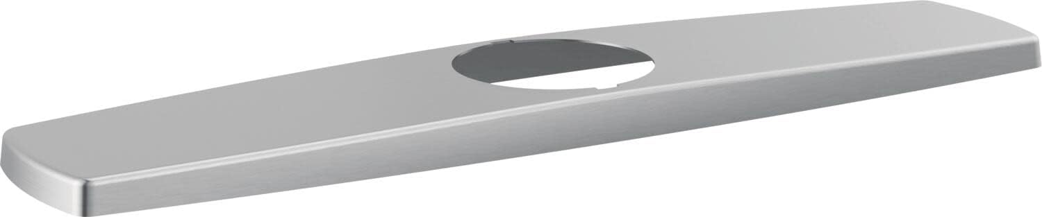 Delta RP100190PR Stryke 10-3/4" Kitchen Faucet Escutcheon Plate - Lumicoat Arctic Stainless