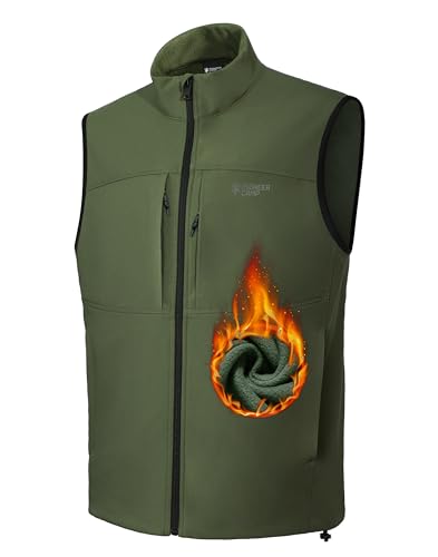 Chaleco de golf para hombre que corta el viento y mantiene el calor sin peso