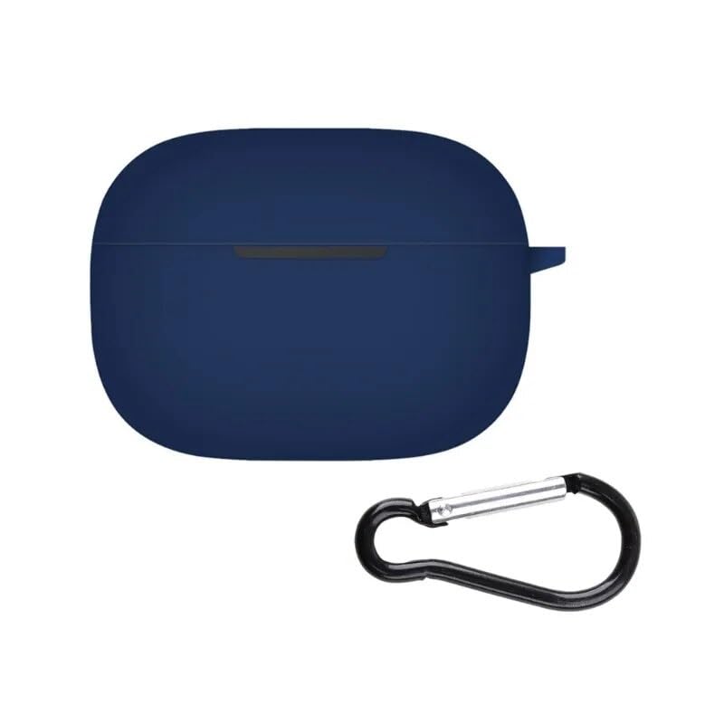 Image of ColorCase Front & Back Soft Silicone 360 Full Protection Case Cover Compatible with Realme Buds T300 TWS /Realme Buds T310 TWS - (Blue)