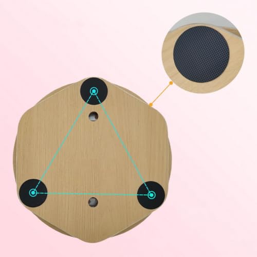 Twist board balance core de 30cm para tonificar abdomen con ejercicio de rotación en madera 5
